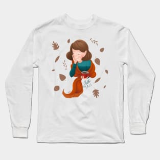 Hello Fall Long Sleeve T-Shirt